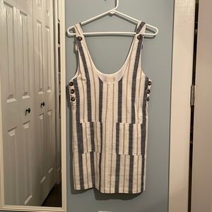 Altrd state striped overall dress